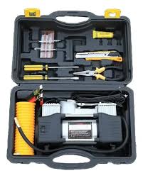 Kit Compresor De Aire Auto 12V Portátil
