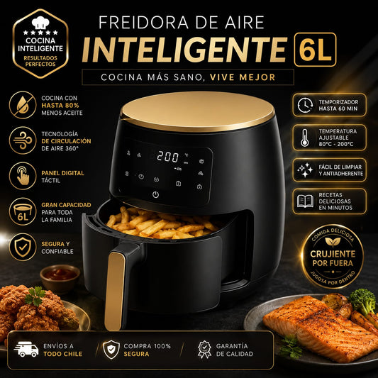 Freidora De Aire Inteligente 6l