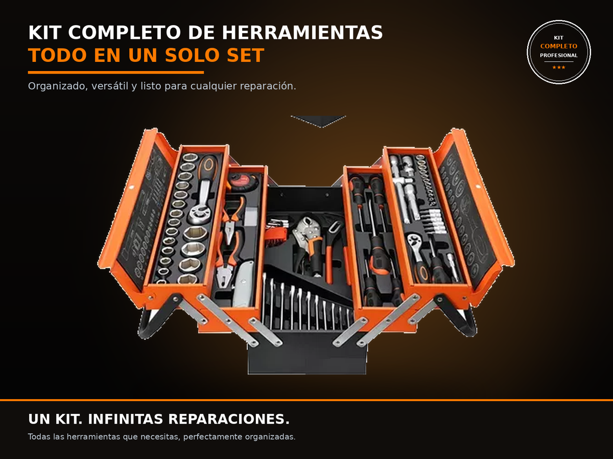Caja De Herramientas Set 85 Piezas